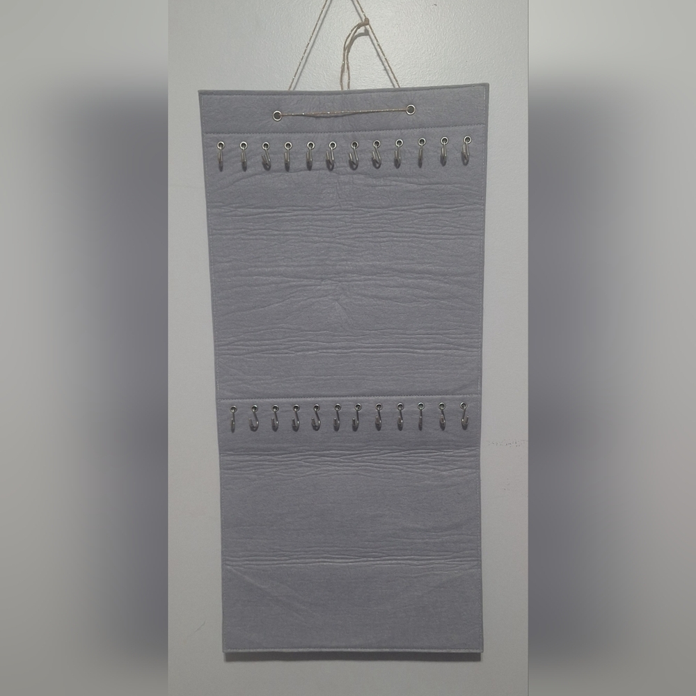 Gray Hanging Jewelry Organizer - Picture 3 of 3